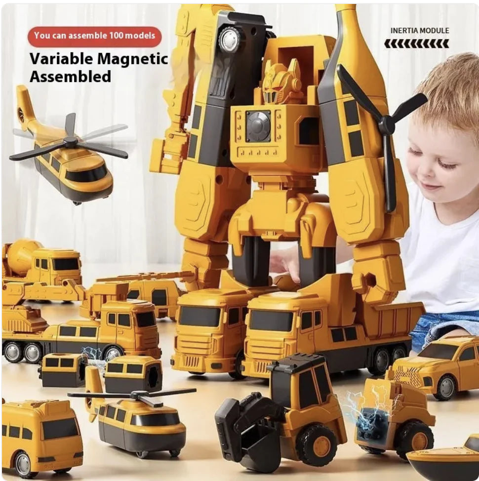 Magnetic Builder Vehicle