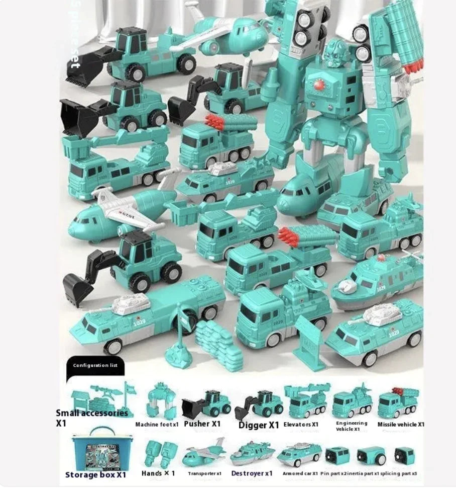 Magnetic Builder Vehicle