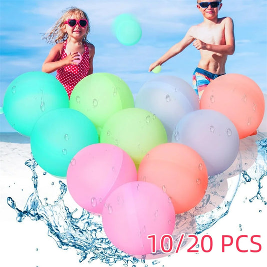 Reusable Silicone Water Balloons for Kids-No Magnets, Self-Sealing