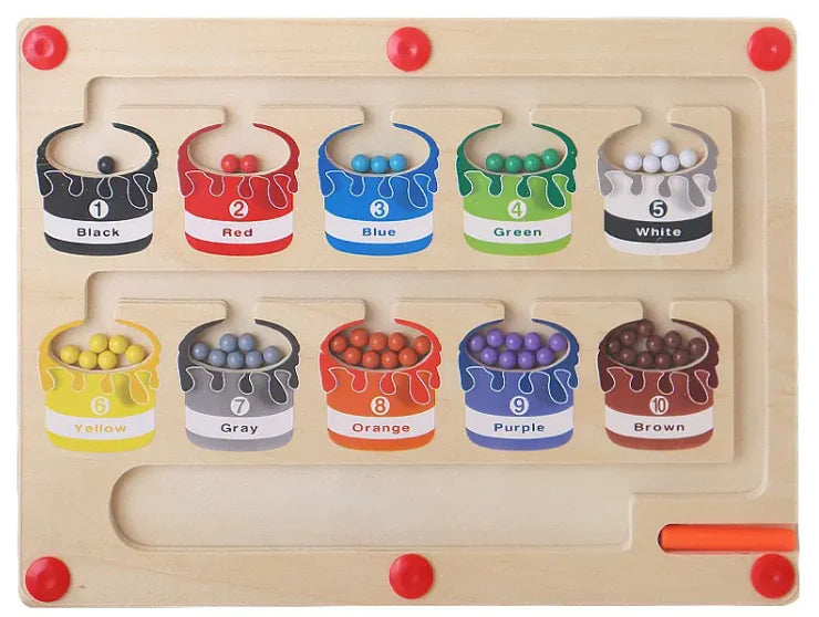 Digital Maze Wooden Puzzle