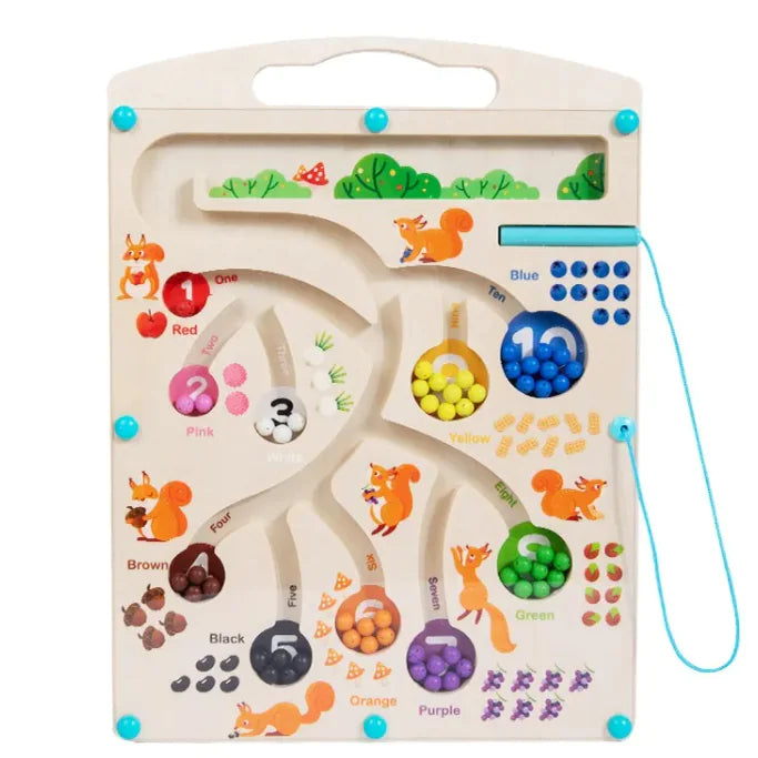 Digital Maze Wooden Puzzle