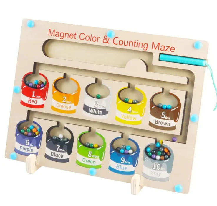 Digital Maze Wooden Puzzle