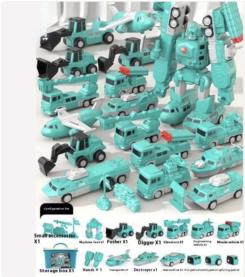 Magnetic Builder Vehicle